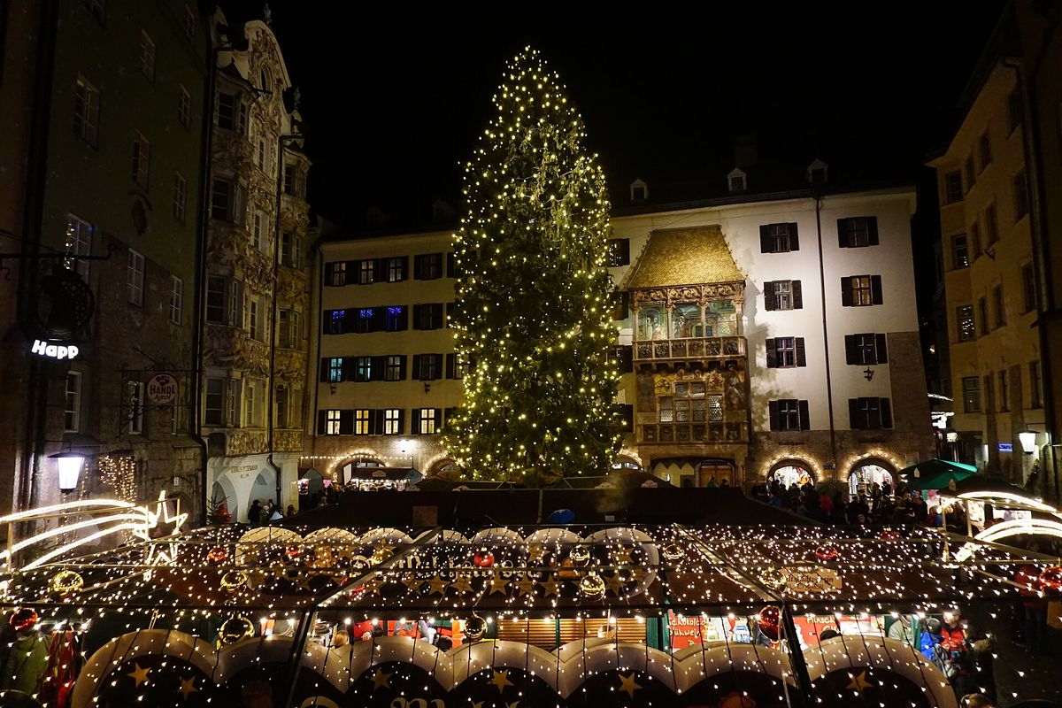 Christkindlmarkt vor dem Goldenen Dachl